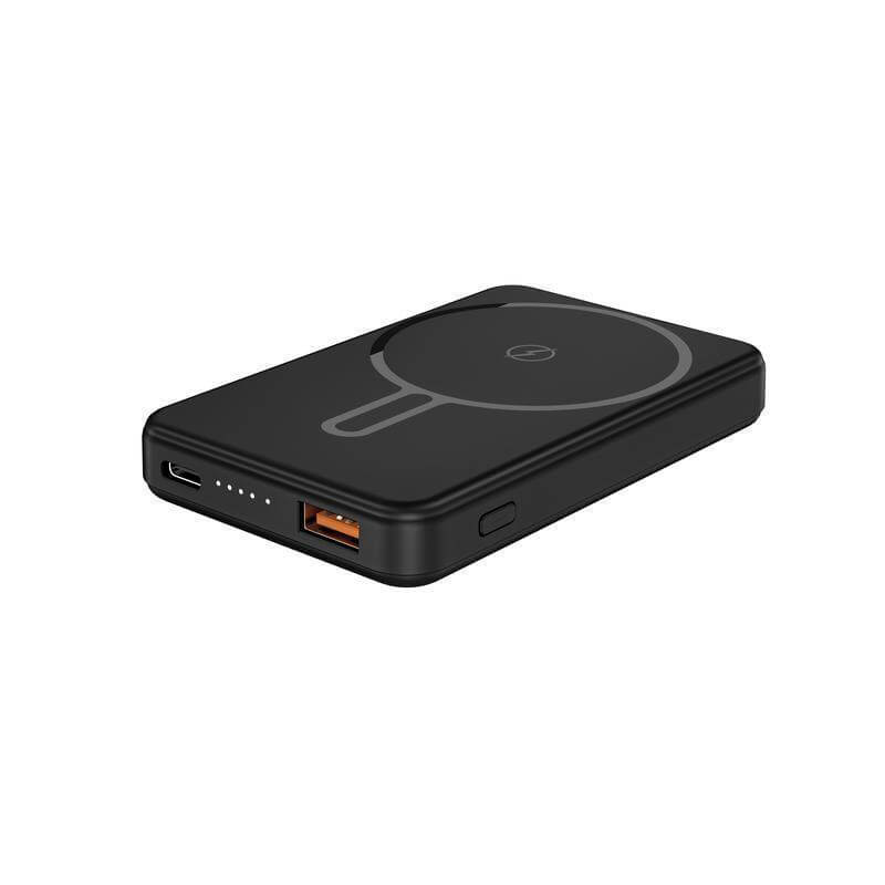 Giftology 5000 mAh Magnetic Wireless Powerbank - Black