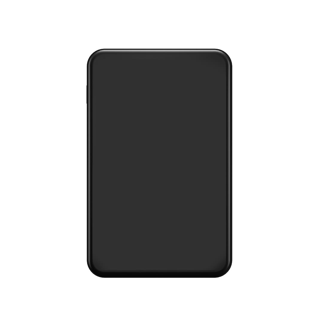 Giftology 5000 mAh Magnetic Wireless Powerbank - Black