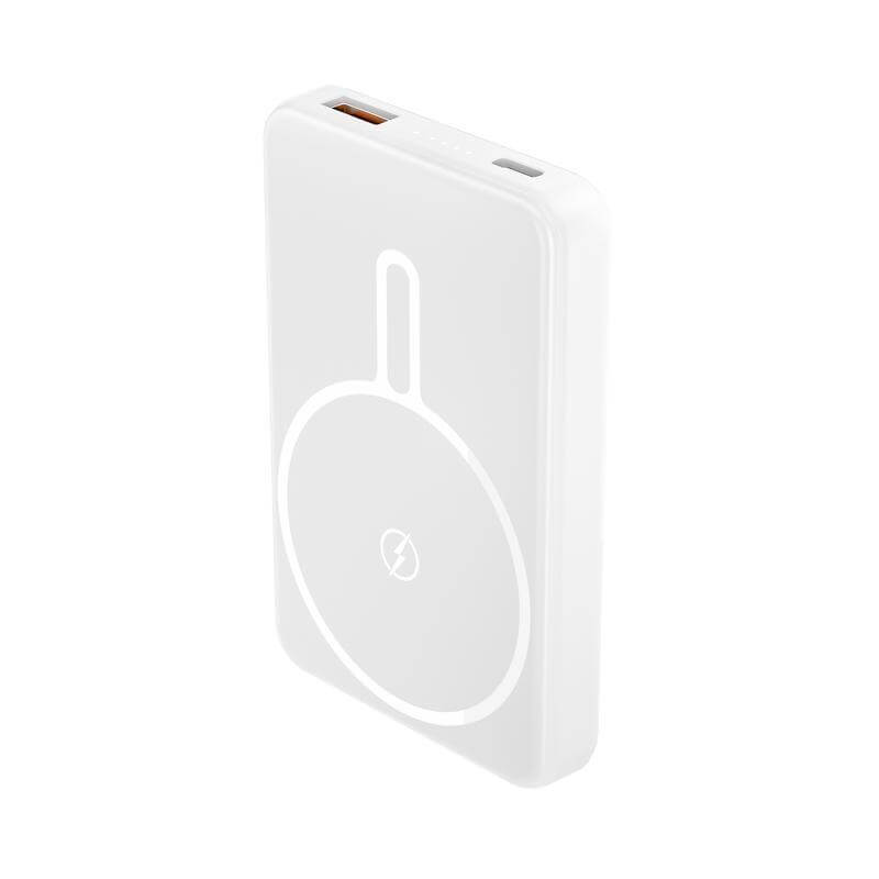 Giftology 5000 mAh Magnetic Wireless Powerbank - White