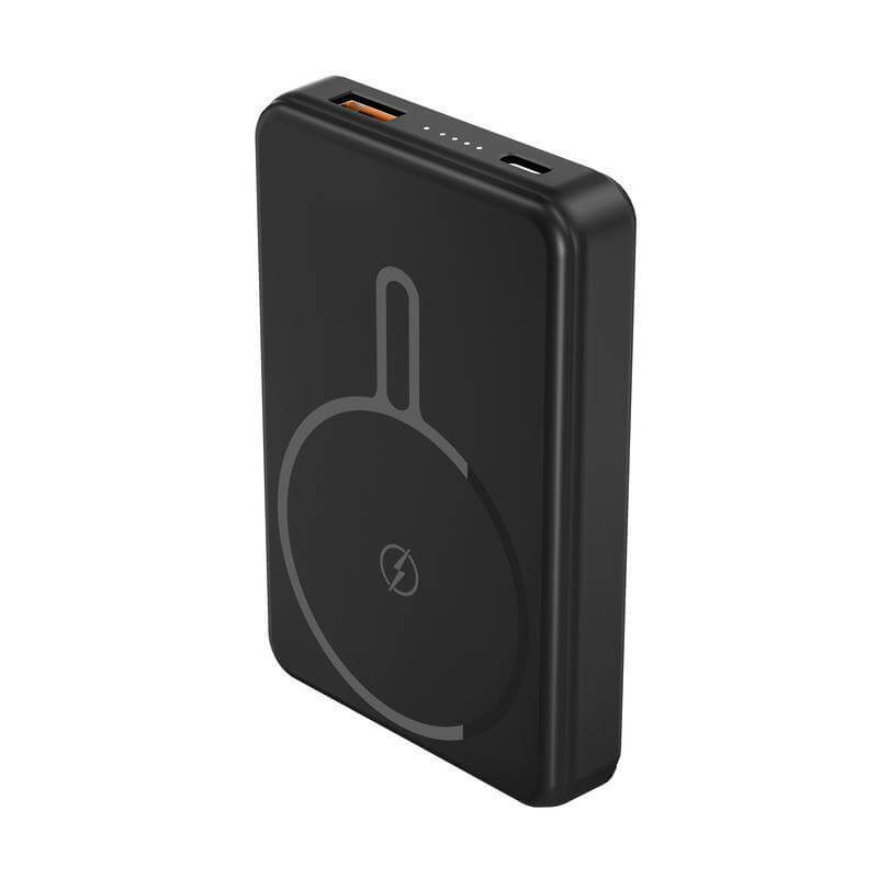Giftology 10,000 mAh Magnetic Wireless Powerbank in Gift Box - Black