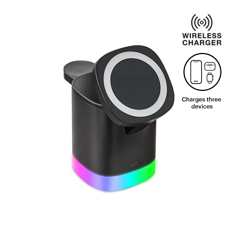 Giftology Mag 3-In-1 Compact Wireless Charger