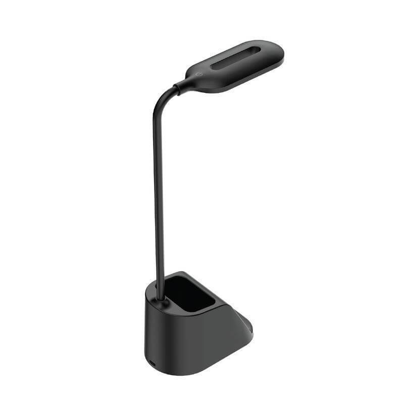 Giftology 3-in-1 Desk Lamp with 15W Wireless Charger & Pen Holder - Black