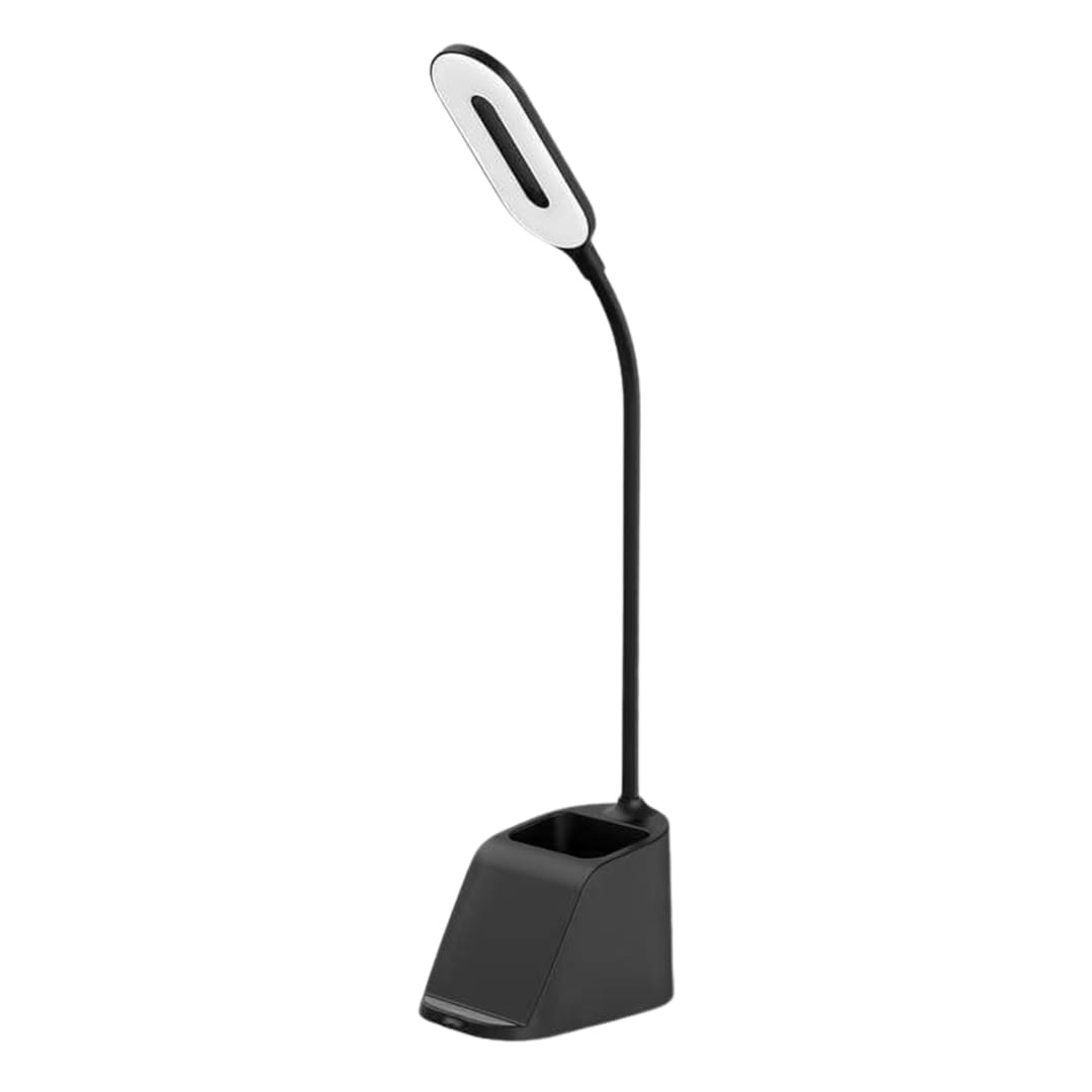 Giftology 3-in-1 Desk Lamp with 15W Wireless Charger & Pen Holder - Black