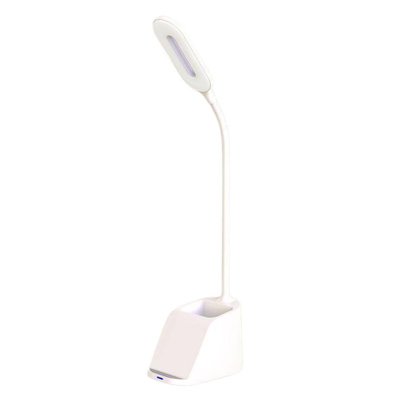 Giftology 3-in-1 Desk Lamp with 15W Wireless Charger & Pen Holder - White