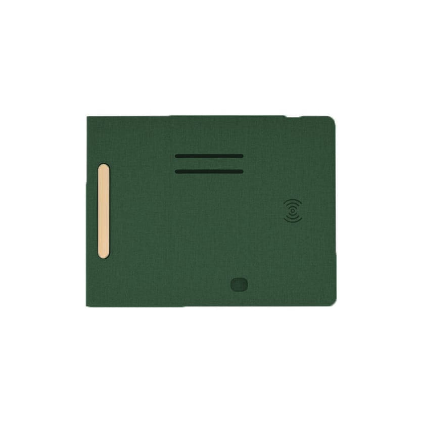 CHANGE ZERO Recycled PU 15W Wireless Mousepad & Desk Organizer - Green