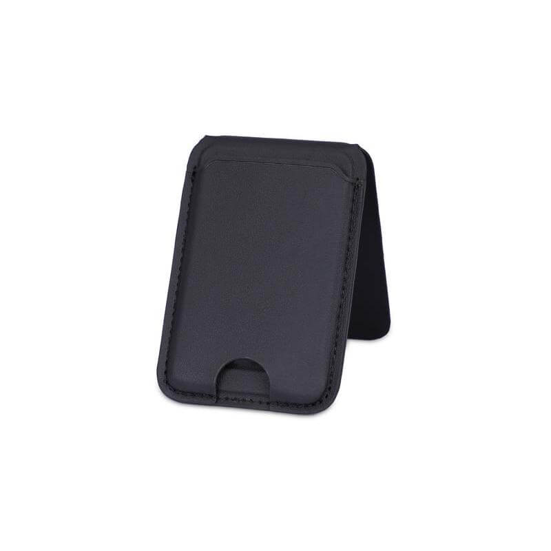 Giftology 3-in-1 Magnetic Wireless Charger Card Holder - Black