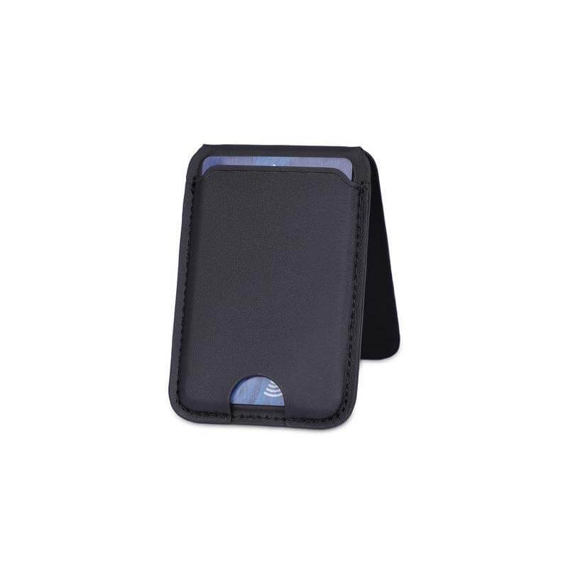 Giftology 3-in-1 Magnetic Wireless Charger Card Holder - Black