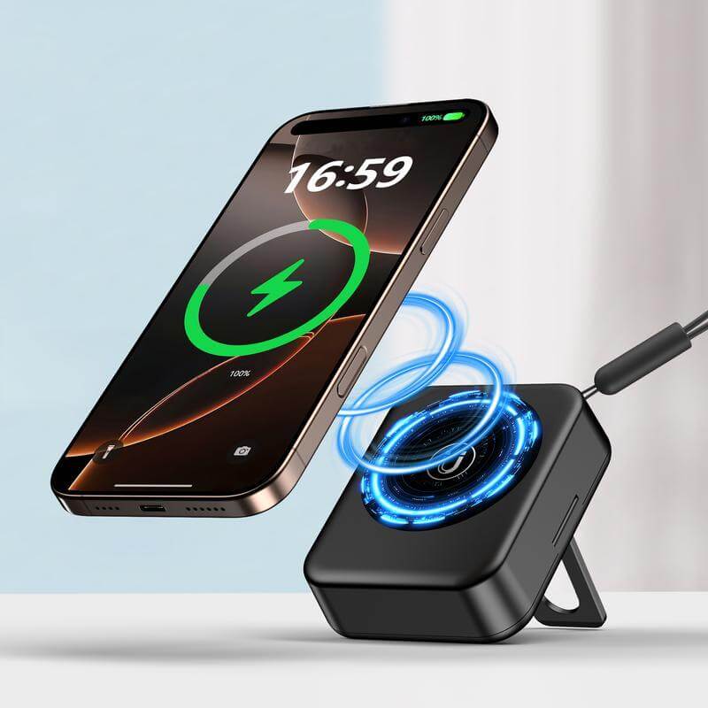 Giftology 6-in-1 Mag Wireless Charger, Multicable & Cleaning Kit