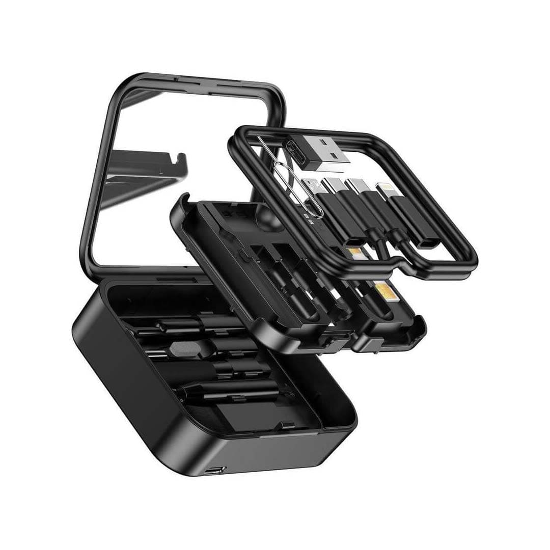 Giftology 6-in-1 Mag Wireless Charger, Multicable & Cleaning Kit