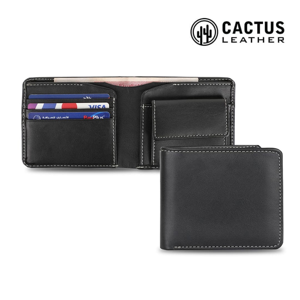 eco-neutral® Cactus Leather Men's Wallet with Coin Pocket
