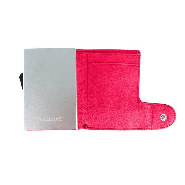 SANTHOME PU Cardholder Wallet Pink