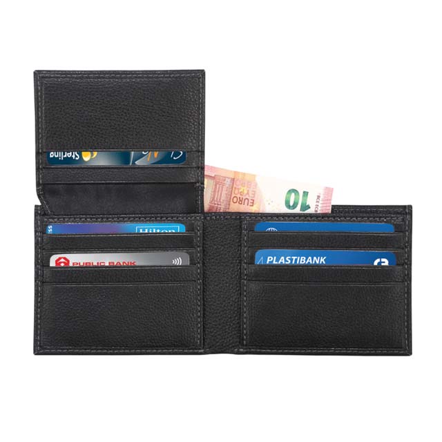 SANTHOME Men's Wallet In Genuine Leather (Anti-microbial)