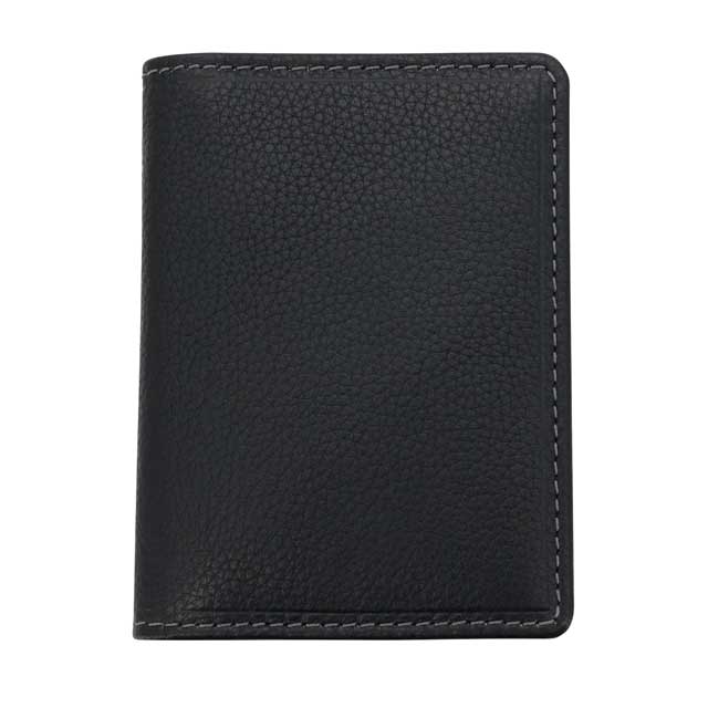 SANTHOME Card Case In Genuine Leather (Anti-microbial )