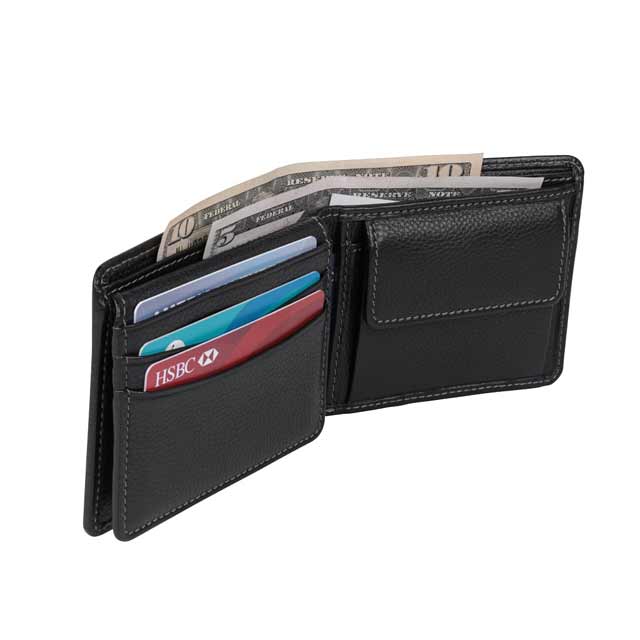 SANTHOME Men's Wallet In Genuine Leather (Anti-microbial)