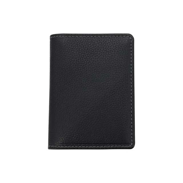 SANTHOME Card Case In Genuine Leather (Anti-microbial)