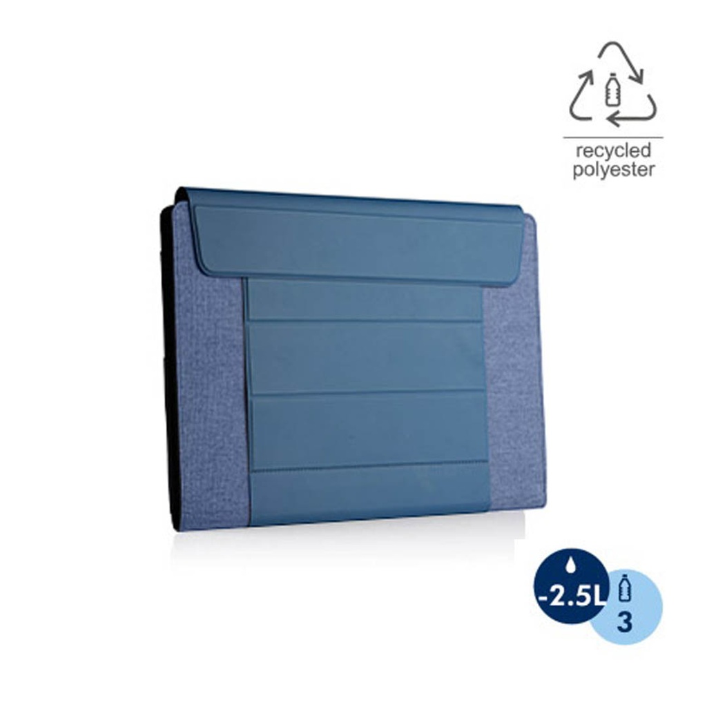 CHANGE Collection RPET Laptop Case & Workstation - Navy Blue