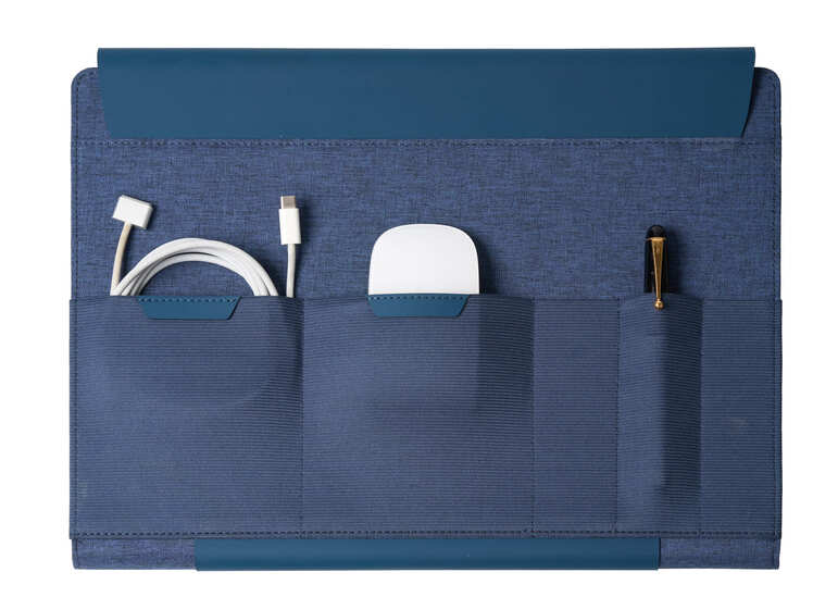 CHANGE Collection RPET Laptop Case & Workstation - Navy Blue