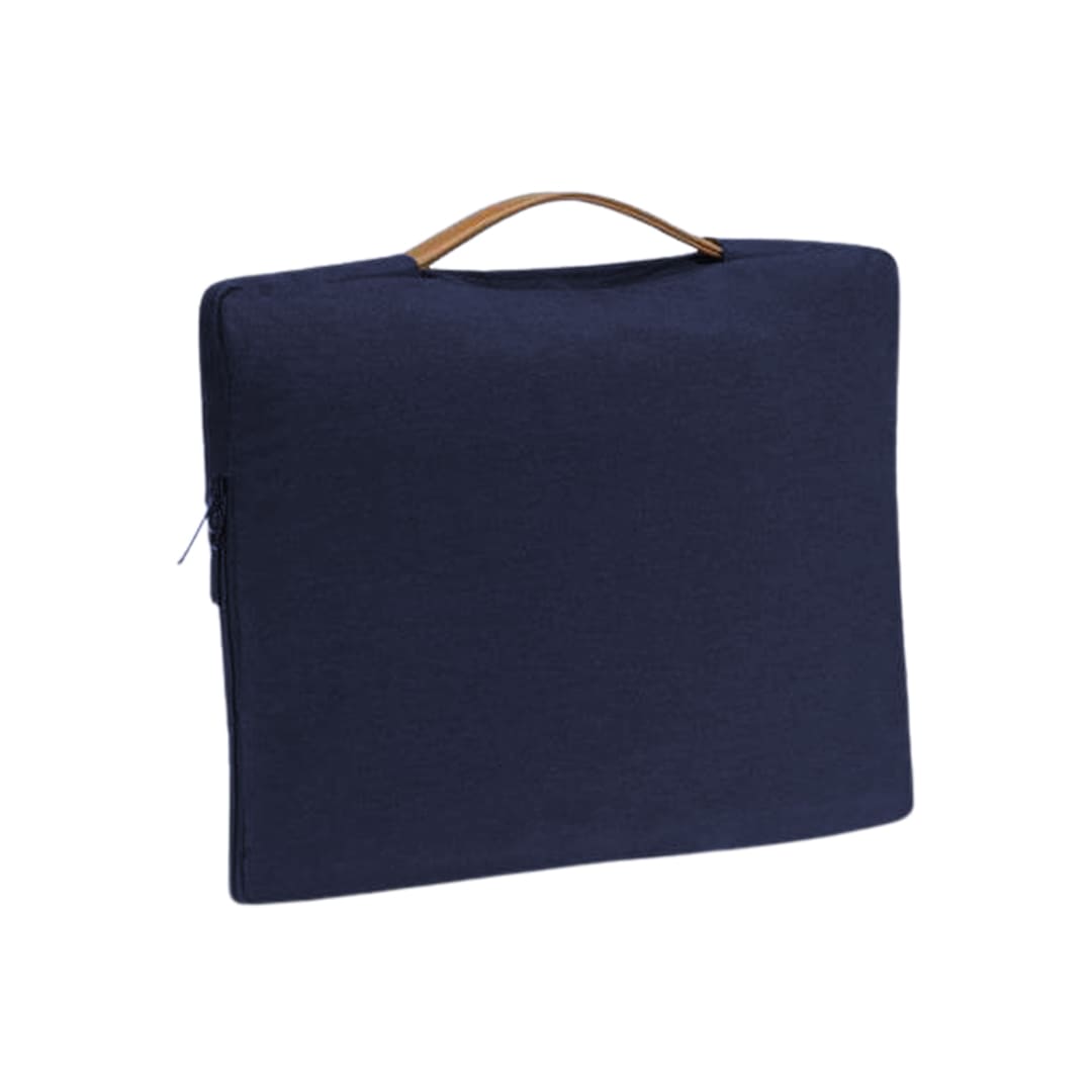 Santhome® 15" Laptop Sleeve - Navy Blue/Tan