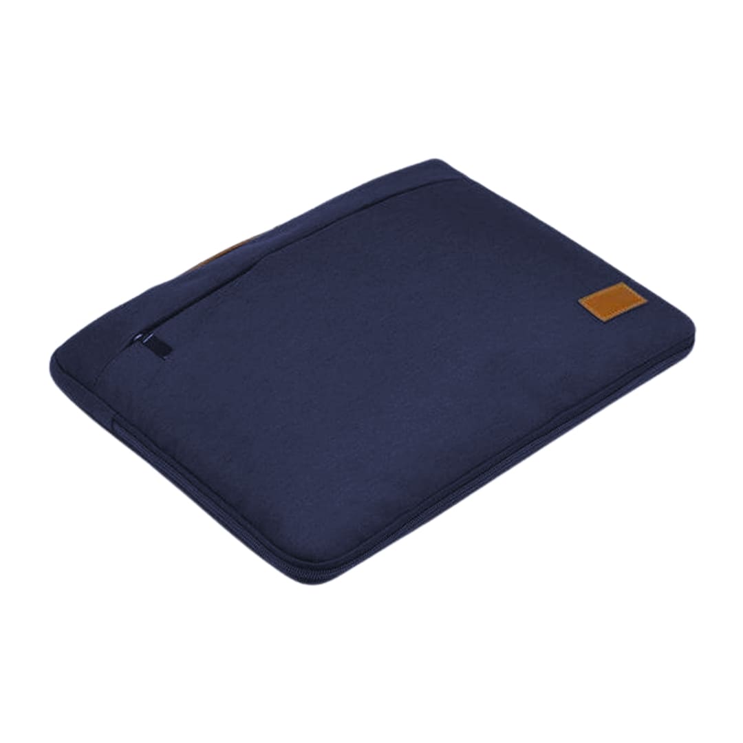 Santhome® 15" Laptop Sleeve - Navy Blue/Tan