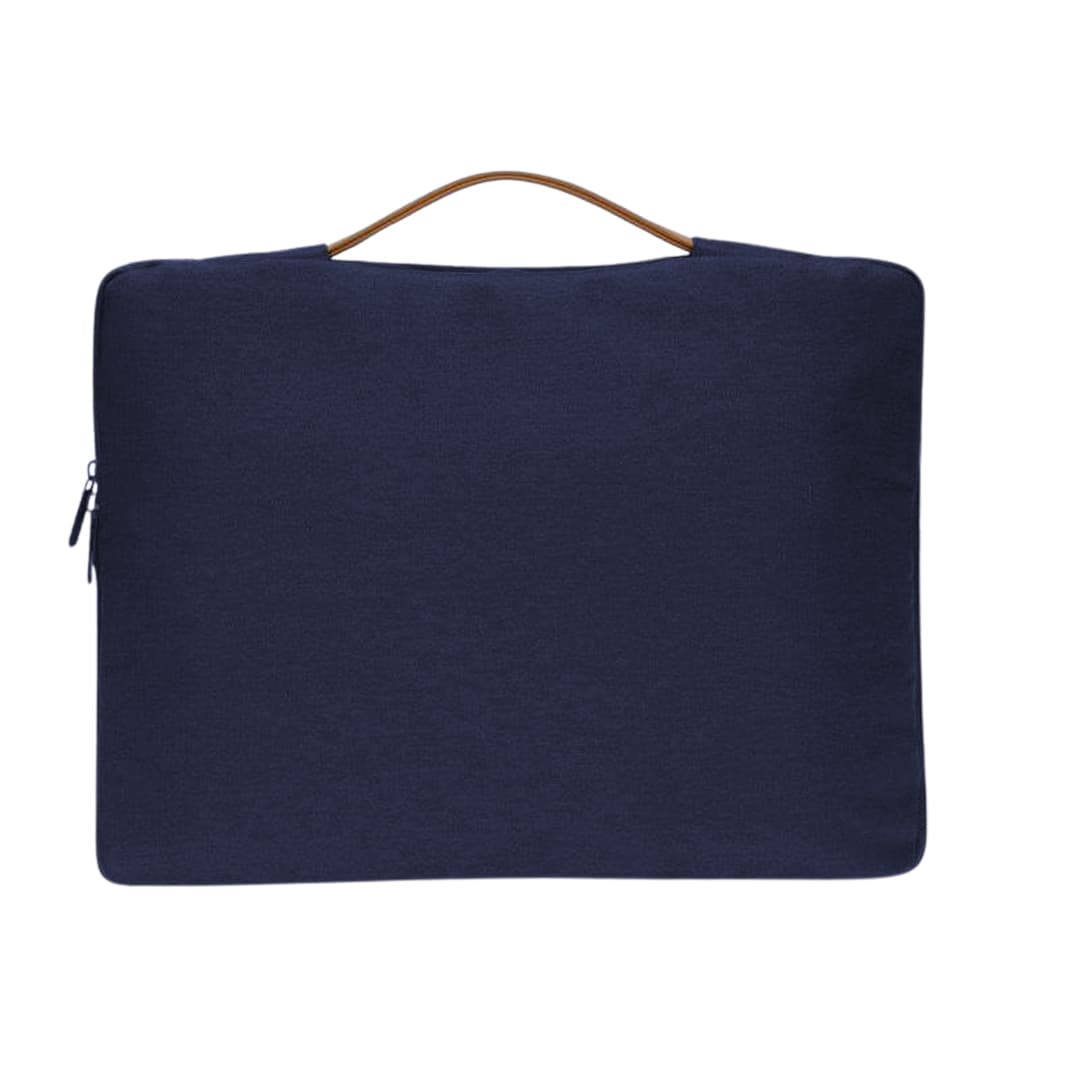 Santhome® 15" Laptop Sleeve - Navy Blue/Tan