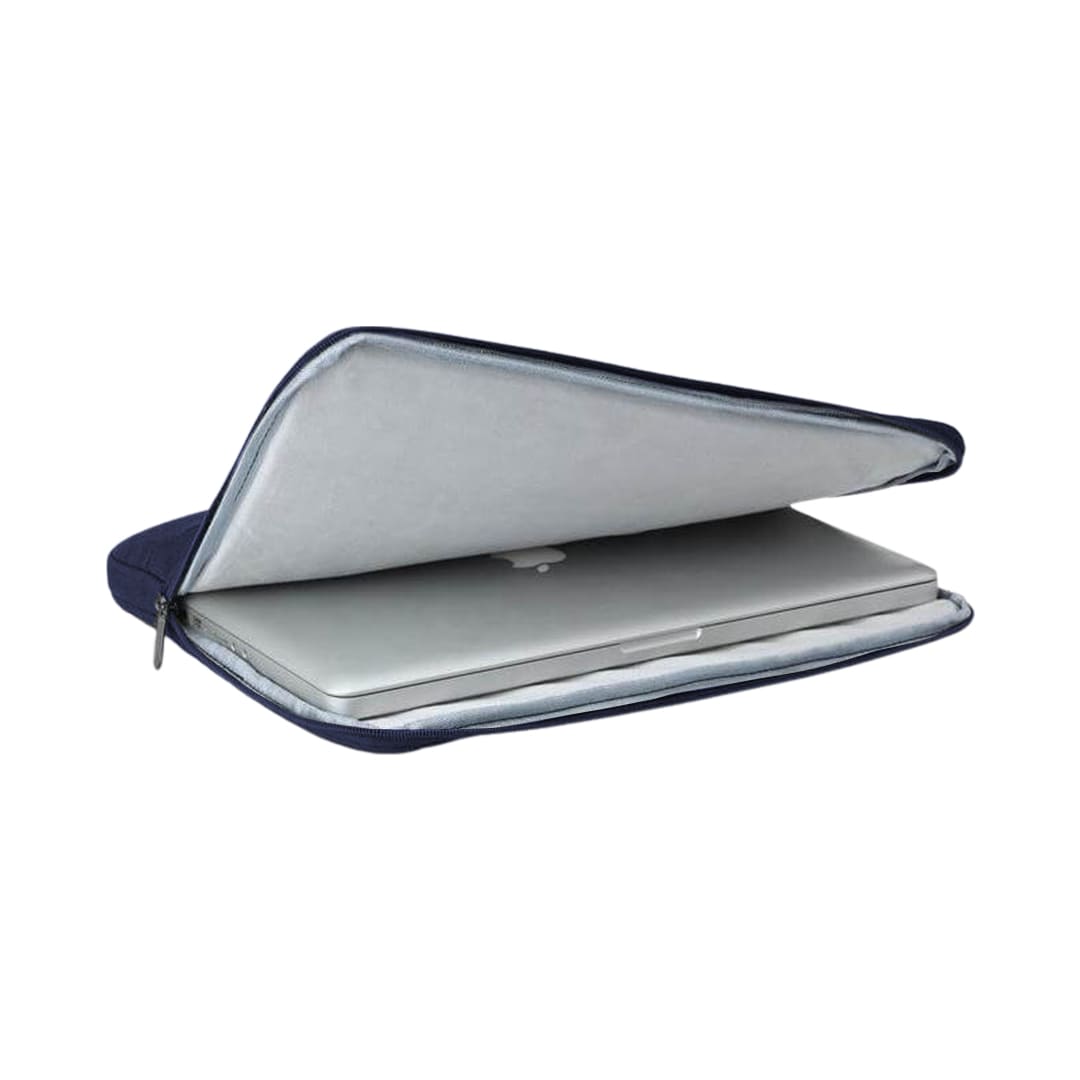 Santhome® 15" Laptop Sleeve - Navy Blue/Tan
