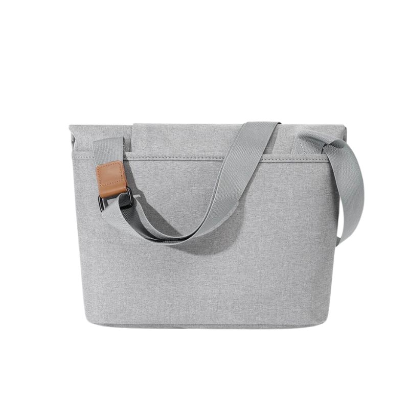 SANTHOME 2-in-1 Messenger & Tote Bag - Light Grey