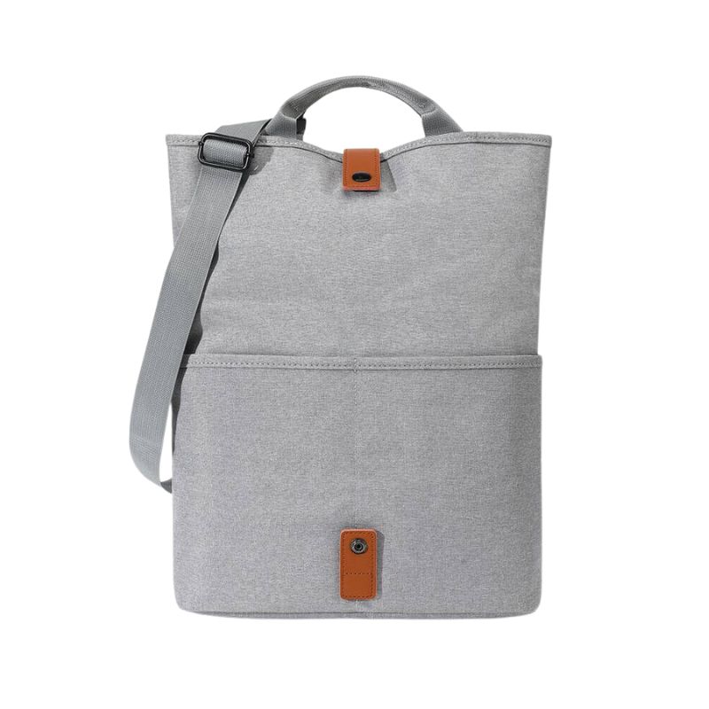 SANTHOME 2-in-1 Messenger & Tote Bag - Light Grey