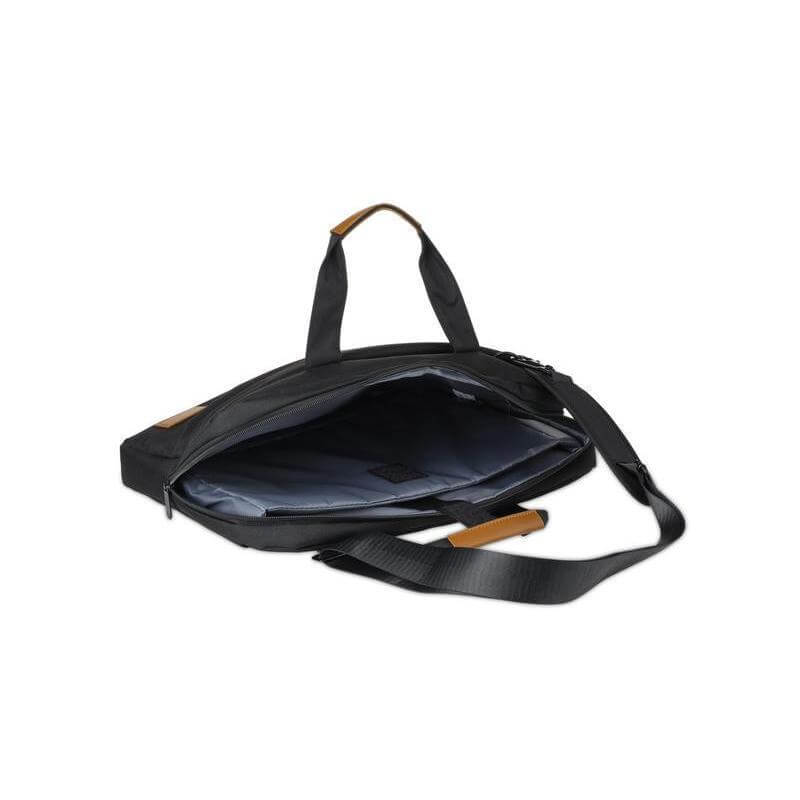 Santhome® 15" Laptop Bag - Black/Tan