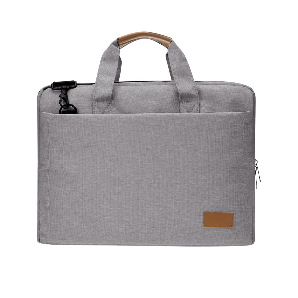 Santhome® 15" Laptop Bag - Grey/Tan