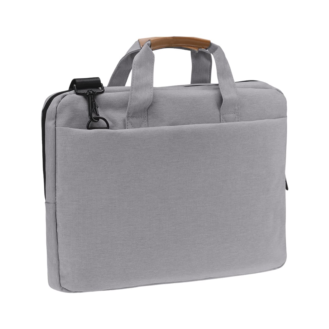 Santhome® 15" Laptop Bag - Grey/Tan