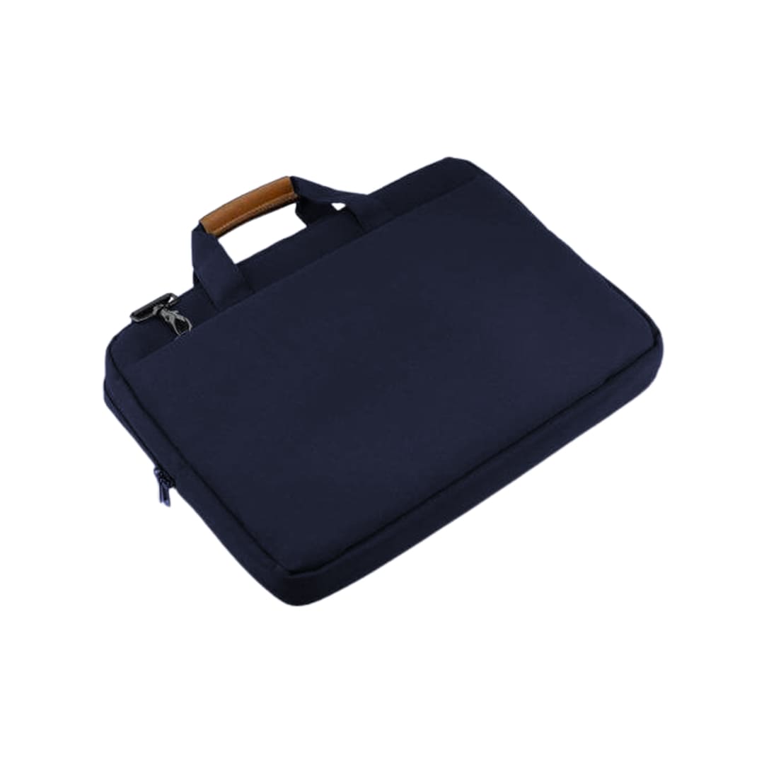 Santhome® 15" Laptop Bag - Navy Blue/Tan