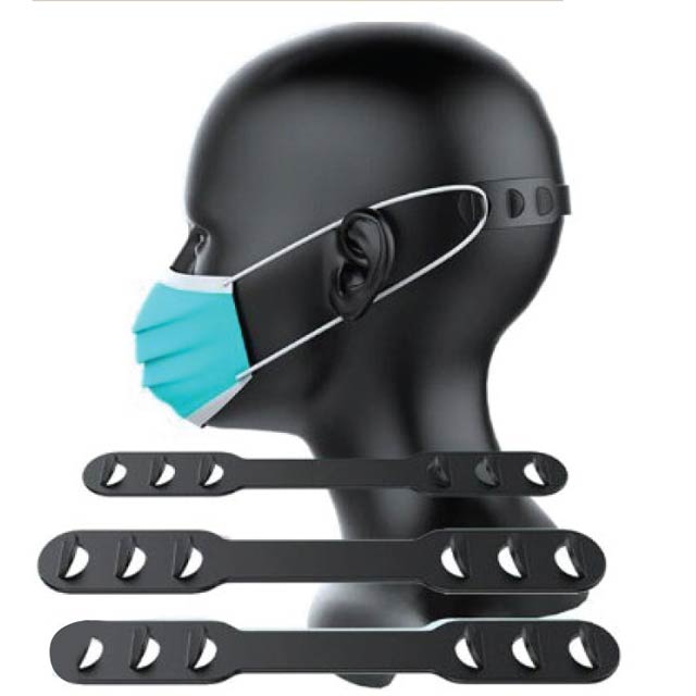 Mask Extension Strap Accessory - Black Color