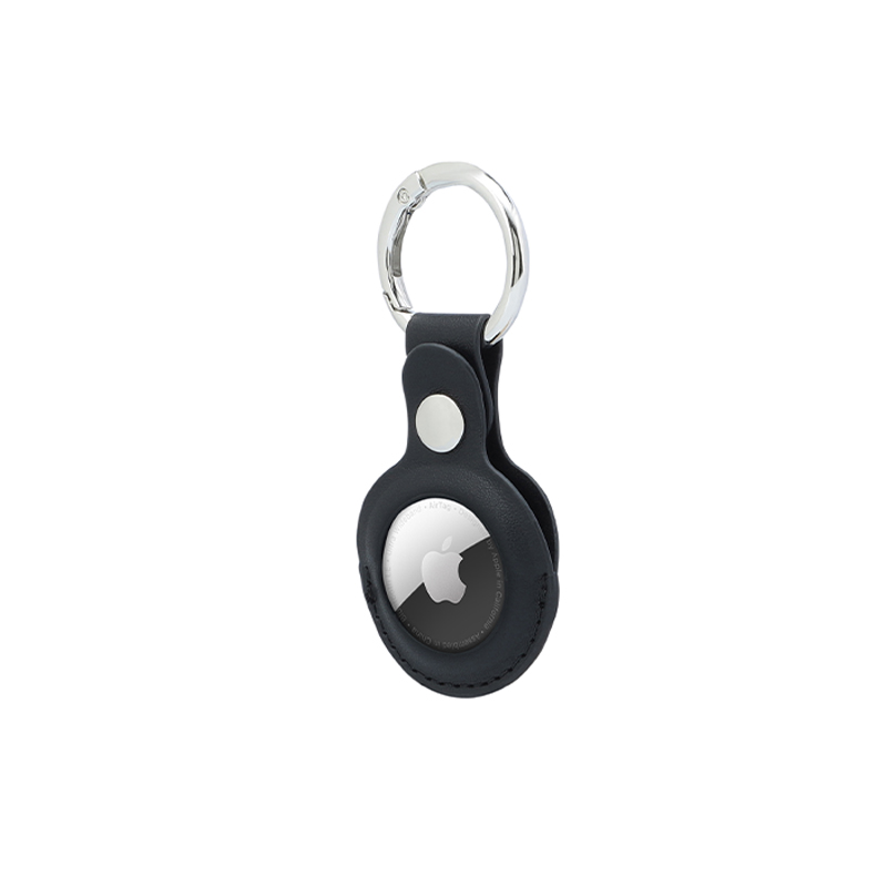 Santhome® PU Keychain with Santhome Tag pocket - Black