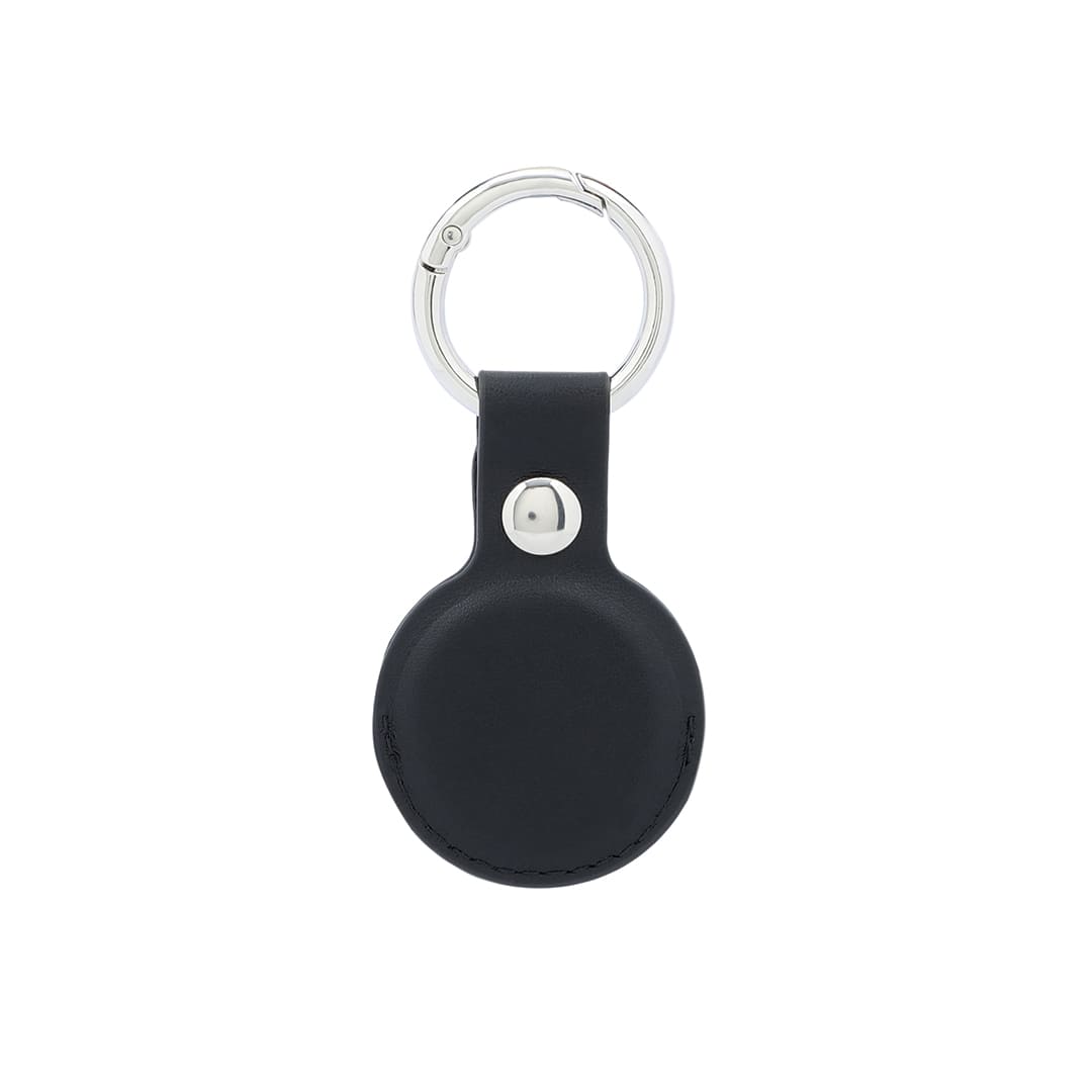 Santhome® PU Keychain with Santhome Tag pocket - Black