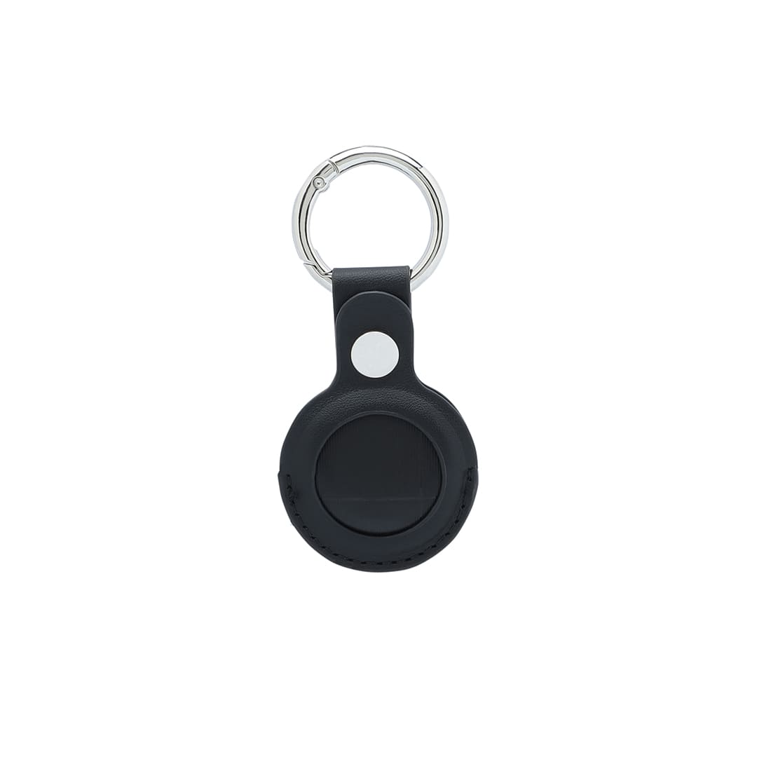 Santhome® PU Keychain with Santhome Tag pocket - Black