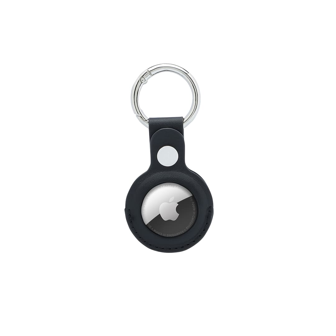 Santhome® PU Keychain with Santhome Tag pocket - Black