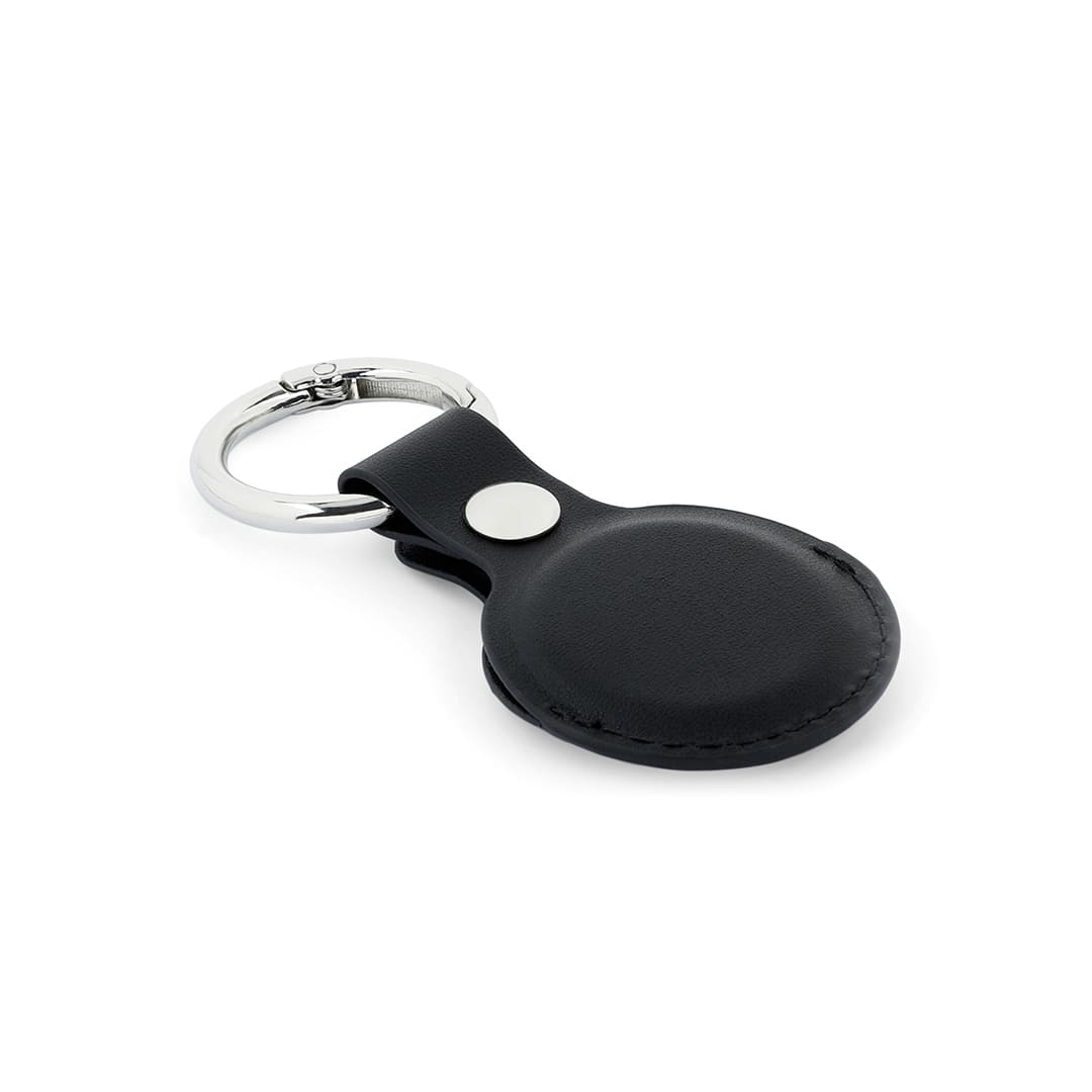 Santhome® PU Keychain with Santhome Tag pocket - Black