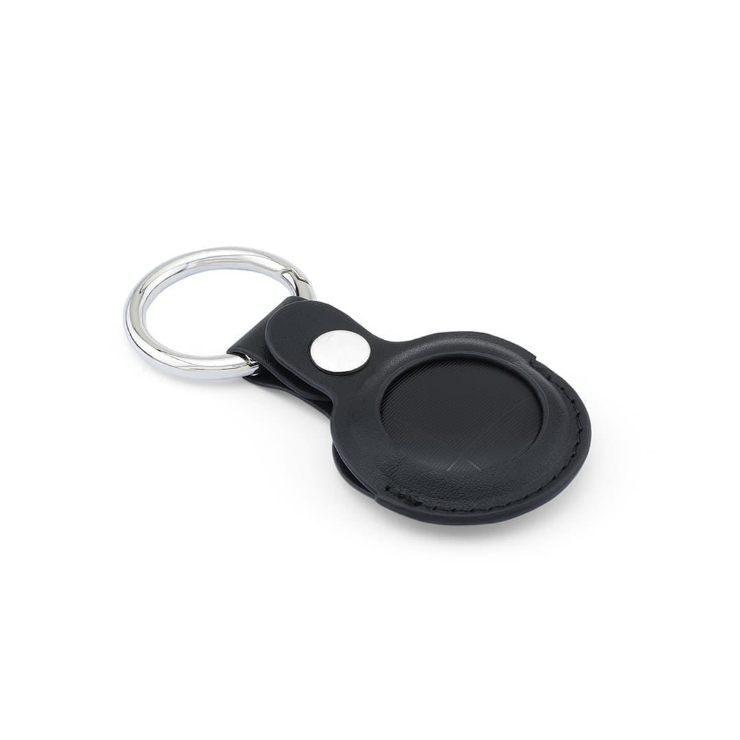 Santhome® PU Keychain with Santhome Tag pocket - Black