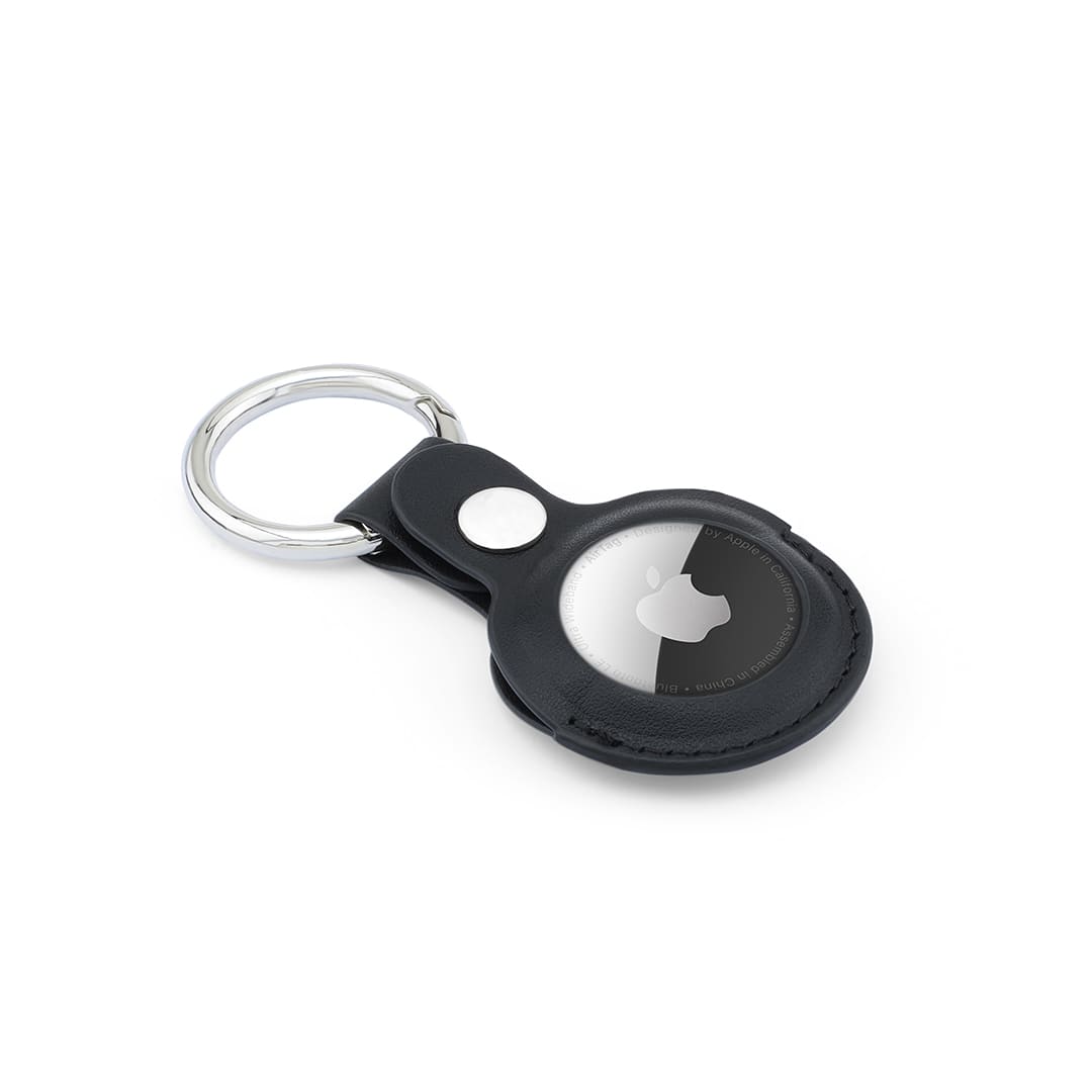 Santhome® PU Keychain with Santhome Tag pocket - Black