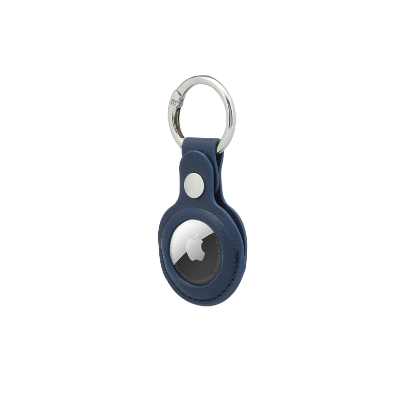 Santhome® PU Keychain with Santhome Tag pocket - Navy Blue