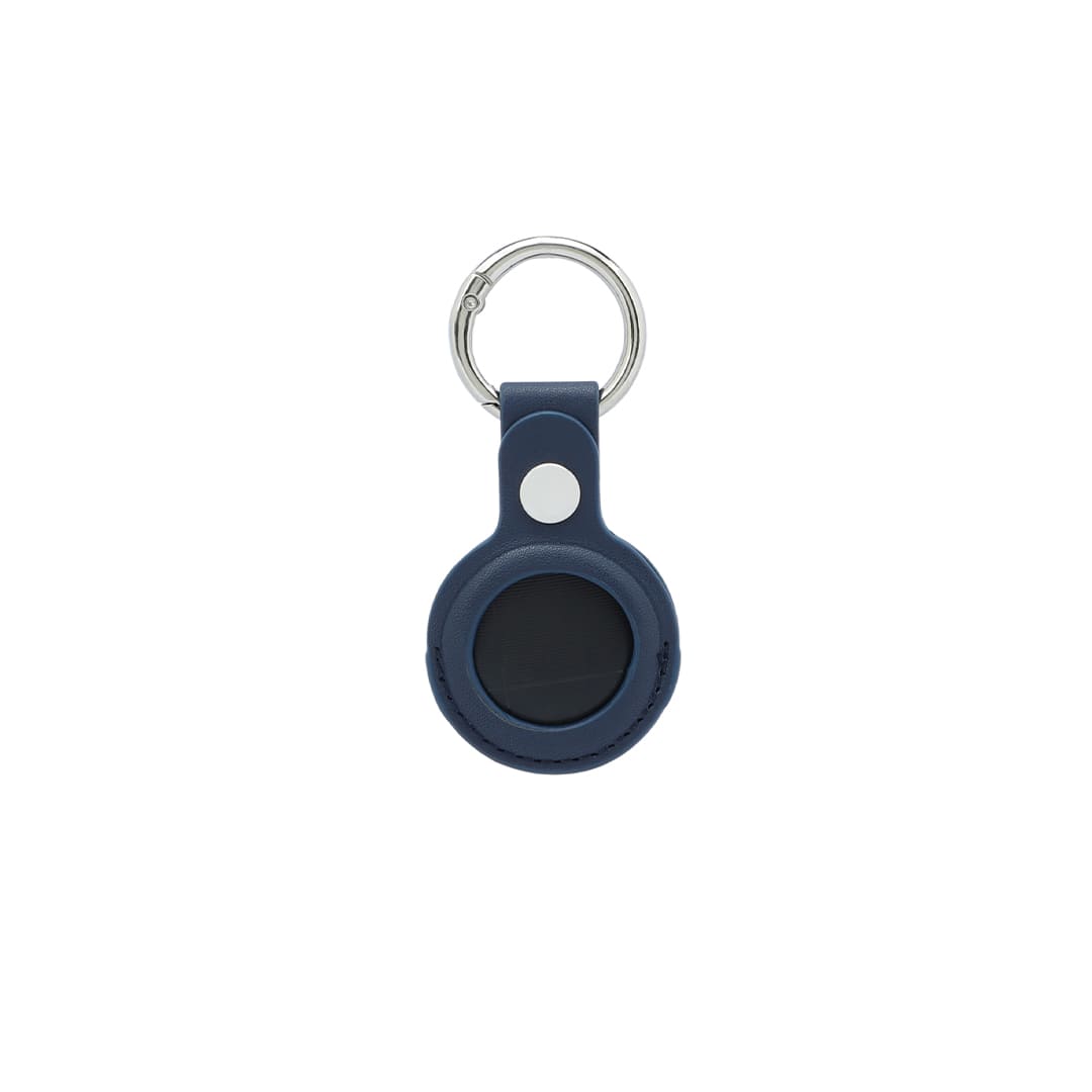 Santhome® PU Keychain with Santhome Tag pocket - Navy Blue