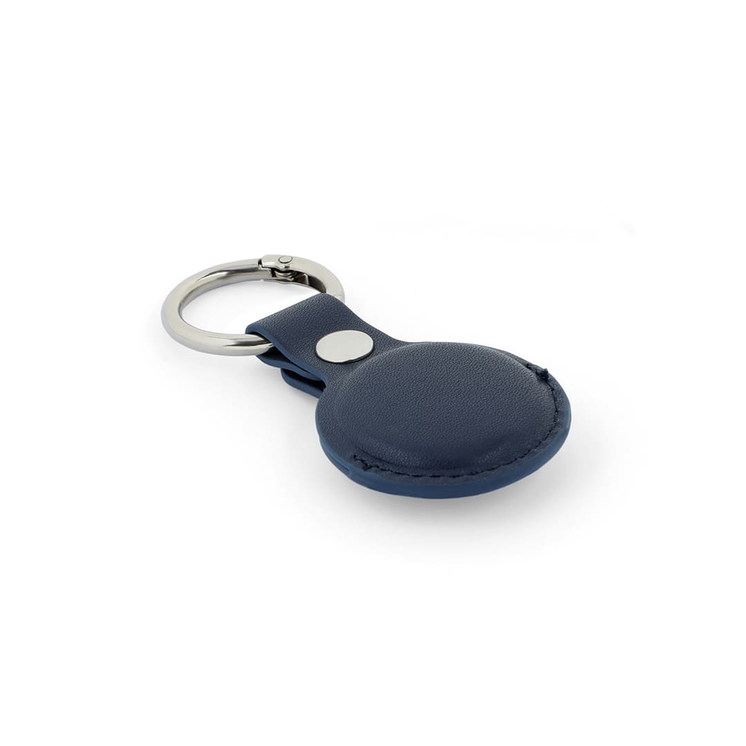 Santhome® PU Keychain with Santhome Tag pocket - Navy Blue