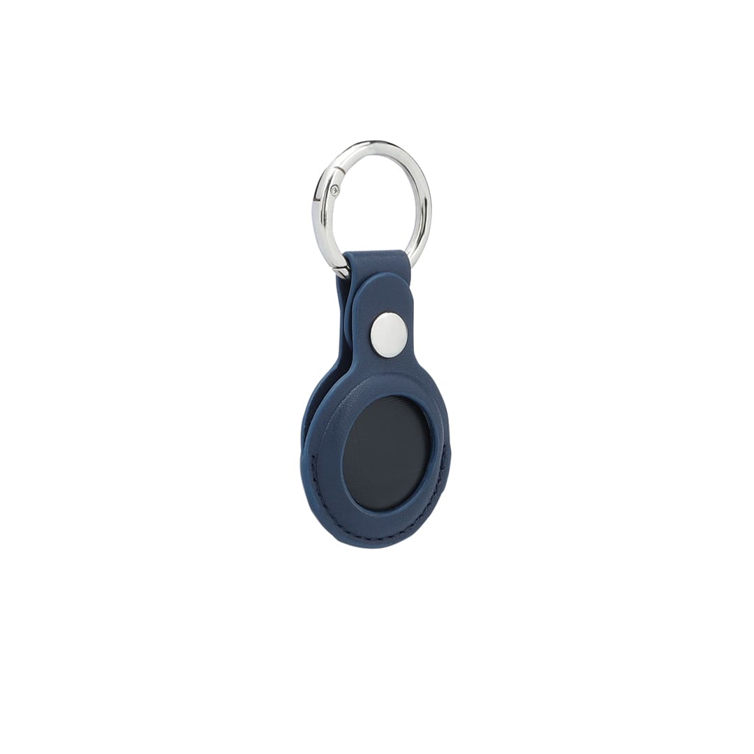 Santhome® PU Keychain with Santhome Tag pocket - Navy Blue