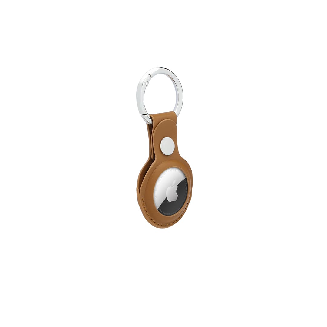 Santhome® PU Keychain with Santhome Tag pocket - Tan
