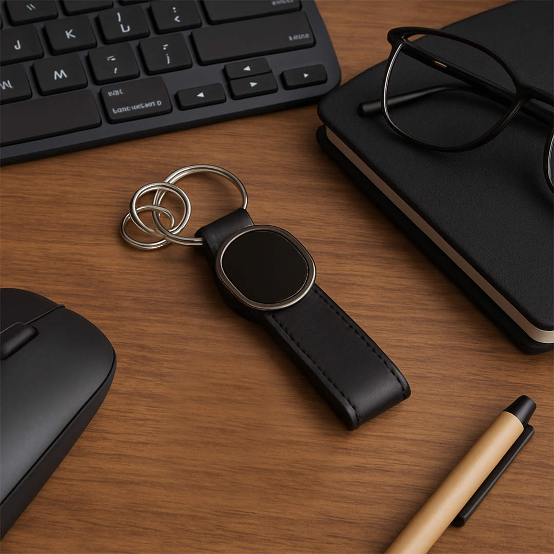 PU & Metal Keychain