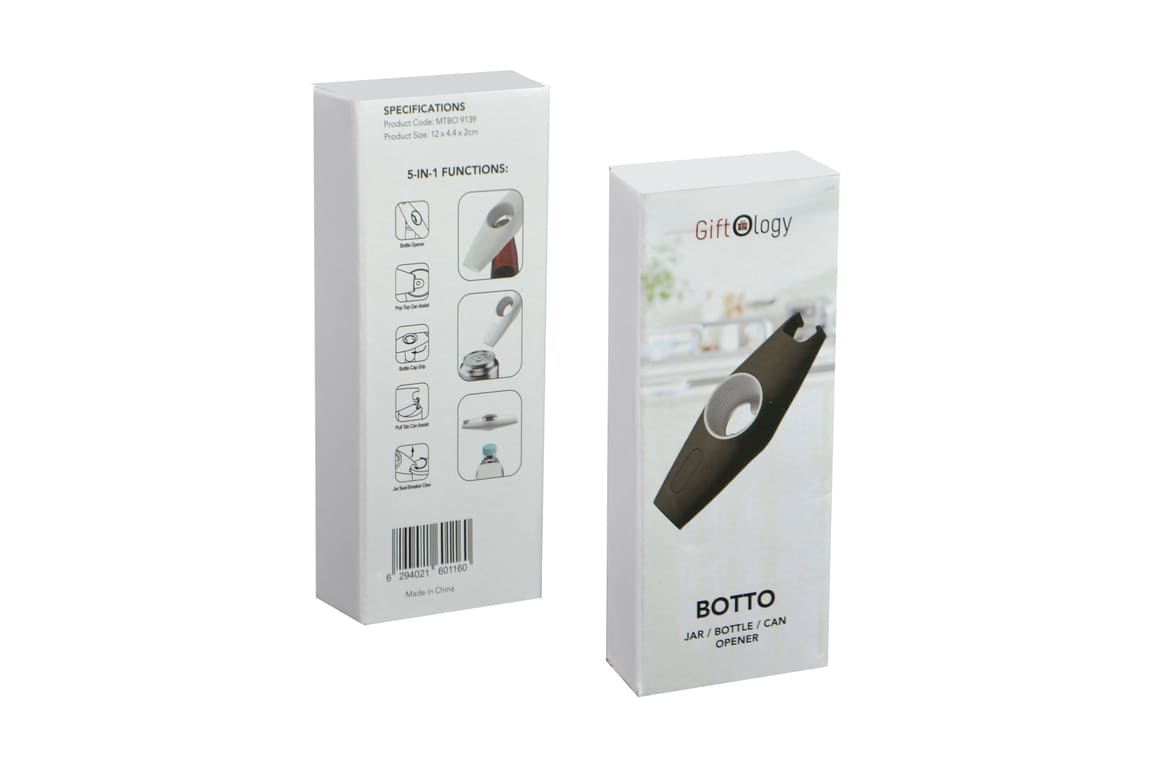 Giftology 5-in-1 Multi-functional Bottle Opener - Black