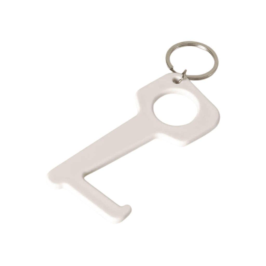 Giftology Keyring Tool - White (Anti-Microbial)