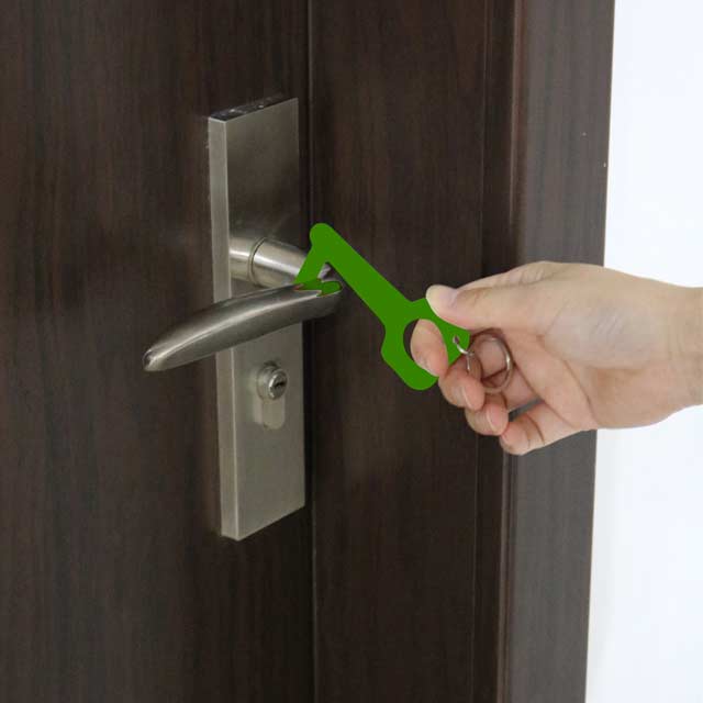 Giftology Keyring Tool - Green (Anti-Microbial)