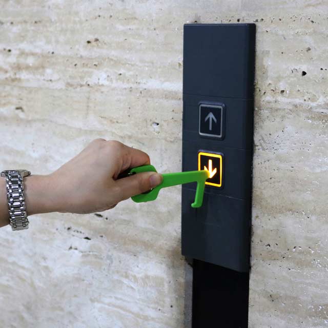 Giftology Keyring Tool - Green (Anti-Microbial)