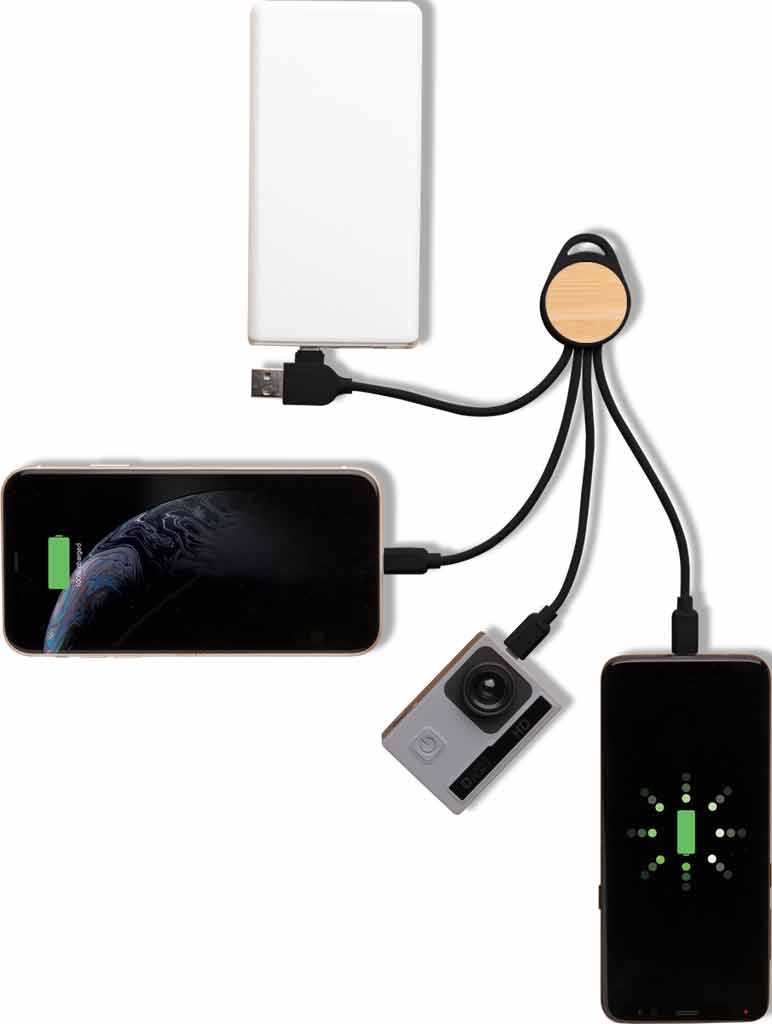 CHANGE Collection RCS Recycled 6-in-1 Multi Cable